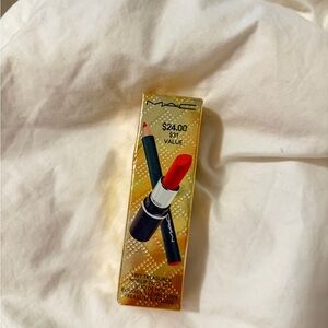 NEW! MAC Mini Lipstick & Lip Pencil Set - Red